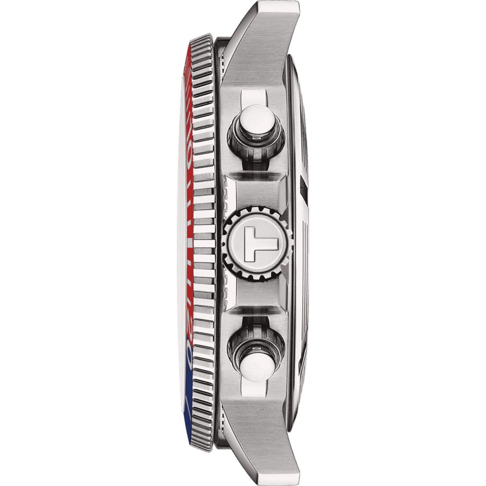 TISSOT T-Sport Seastar 1000 Ρολόι Ανδρικό Ασημί Ανοξείδωτο Ατσάλι μπρασελέ T1204171104103