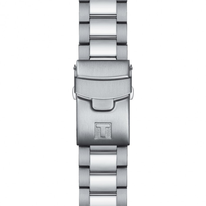 TISSOT T-Sport Seastar 2000 Professional Powermatic 80 Ρολόι Ανδρικό Ασημί Ανοξείδωτο Ατσάλι μπρασελέ T1206071104100