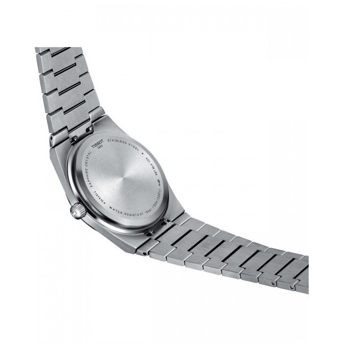 TISSOT T-Classic PRX 40 Ρολόι Ανδρικό Ασημί Ανοξείδωτο Ατσάλι μπρασελέ T1374101140100