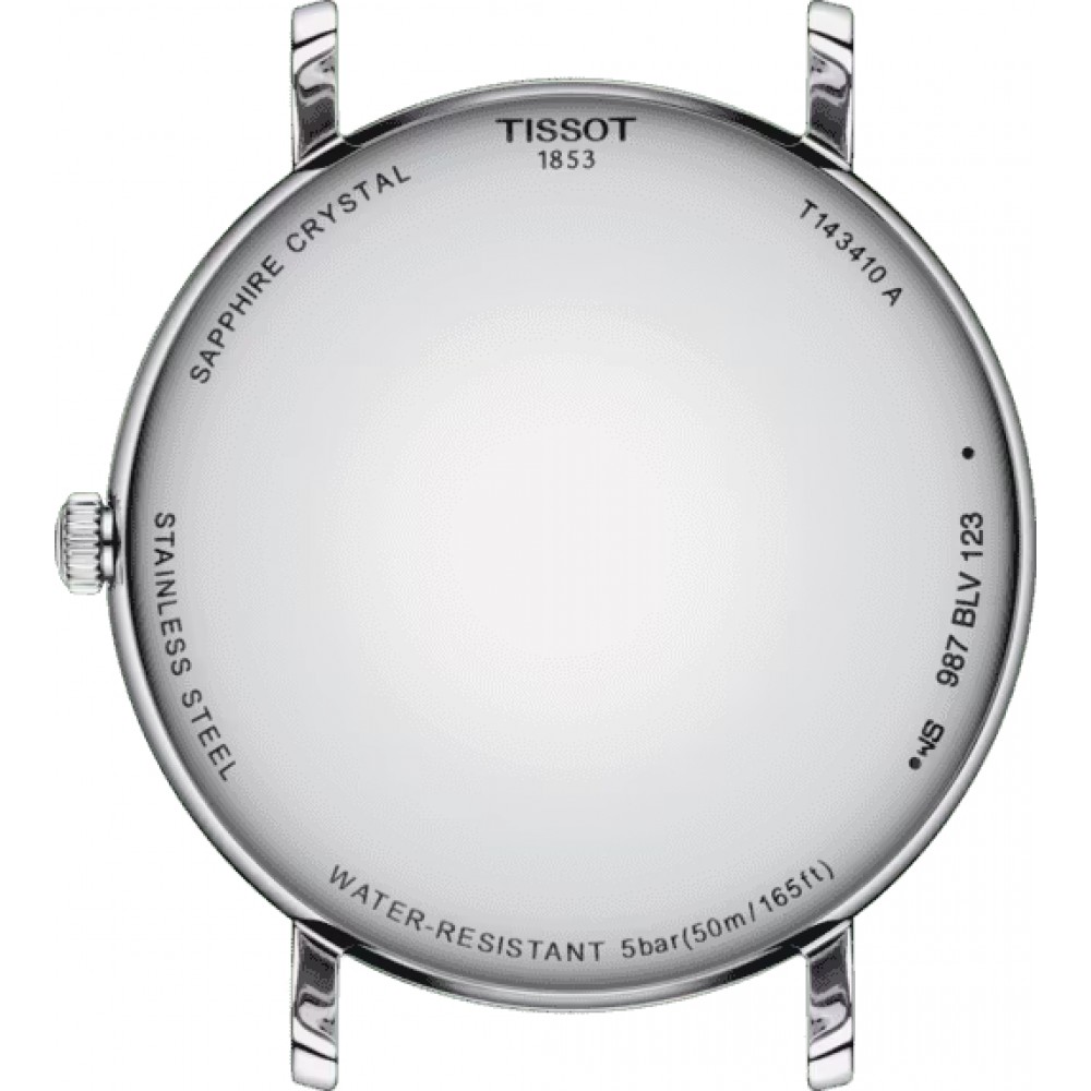 TISSOT T-Classic Everytime Gent Ρολόι Ανδρικό Ασημί Ανοξείδωτο Ατσάλι μπρασελέ T1434101104100