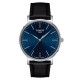 TISSOT T-Classic Everytime Gent Ρολόι Ανδρικό Μαύρο Δερμάτινο Λουράκι T1434101604100