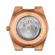 TISSOT T-Classic PRX 40mm Powermatic 80 Ρολόι Ροζ Επιχρυσωμένο Ανοξείδωτο Ατσάλι μπρασελέ T1374073304100