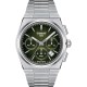 TISSOT T-Classic PRX 40mm Powermatic 80 Χρονογράφος Ρολόι Ασημί Ανοξείδωτο Ατσάλι μπρασελέ T1374271109100