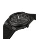 TISSOT T-Classic PRX 40mm Carbon Powermatic 80 Ρολόι Μαύρο Καουτσούκ λουράκι T1379079720100