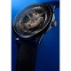 TISSOT CHEMIN DES TOURELLES SQUELETTE Αυτόματο Ρολόι Καφέ Δερμάτινο λουράκι T1398361626100