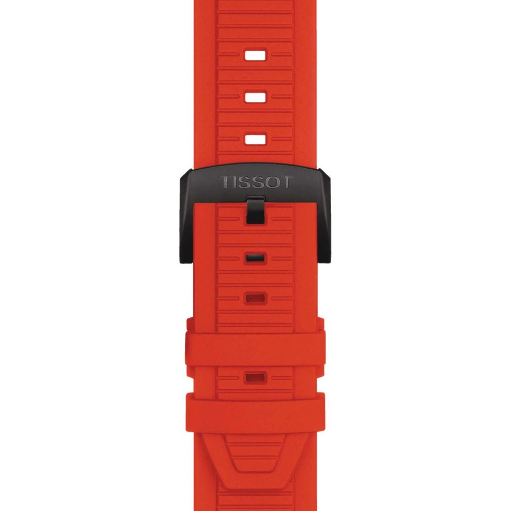 TISSOT T-Sport T-Race Chronograph Ρολόι Ανδρικό Κόκκινο Καουτσούκ λουράκι T1414173706101
