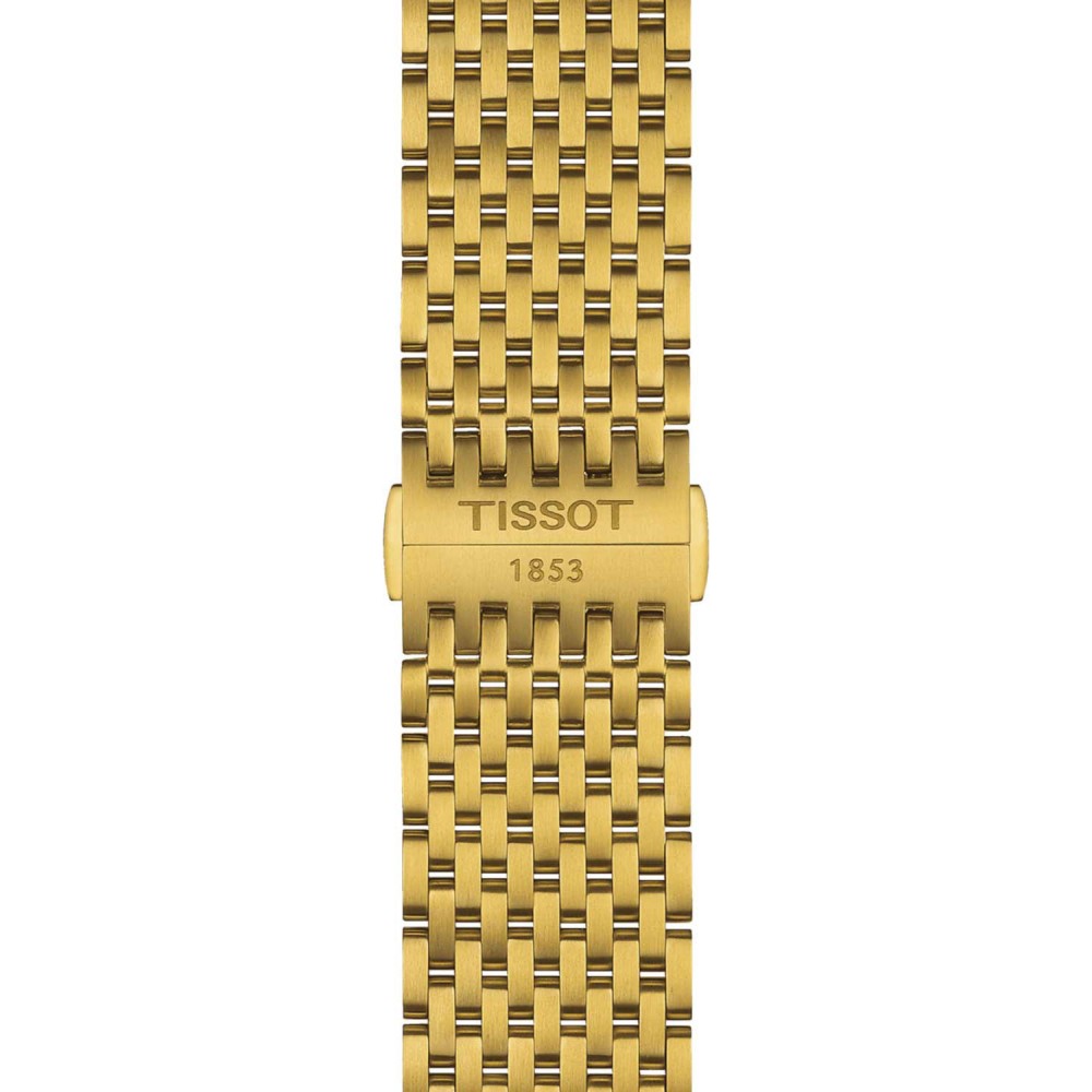 TISSOT T-Classic Everytime Gent Ρολόι Ανδρικό Επιχρυσωμένο Ανοξείδωτο Ατσάλι μπρασελέ T1434103309100
