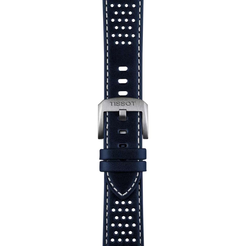 TISSOT T-Sport PR516 Powermatic 80 Ρολόι Ανδρικό Μπλε Δερμάτινο Λουράκι T1494071604100
