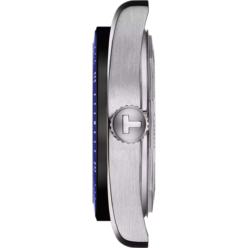 TISSOT T-Sport PR516 Powermatic 80 Ρολόι Ανδρικό Μπλε Δερμάτινο Λουράκι T1494071604100