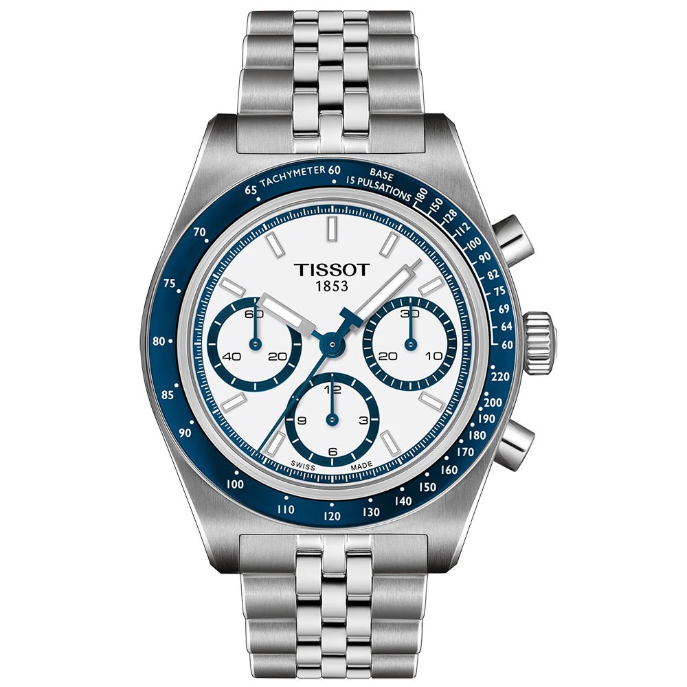 TISSOT T-Sport PR516 Automatic CHronograph Men's Silver Stainless Steel bracelet T1494621101100