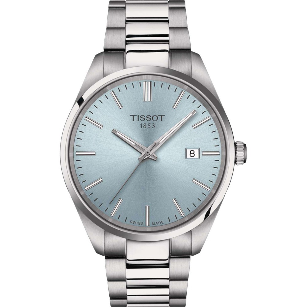 TISSOT T-Classic PR 100 Ρολόι Ανδρικό Ασημί Ανοξείδωτο Ατσάλι μπρασελέ T1504101135100