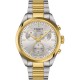 TISSOT T-Sport PR 100 Chronograph Ρολόι Ανδρικό Ασημί/Επιχρυσωμένο Ανοξείδωτο Ατσάλι μπρασελέ T1504172203100