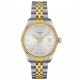 TISSOT T-Classic Ballade Ρολόι Ασημί/Χρυσό Ανοξείδωτο Ατσάλι μπρασελέ T1562102203100
