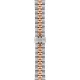 TISSOT T-Classic Ballade Ρολόι Ασημί/Ροζ Χρυσό Ανοξείδωτο Ατσάλι μπρασελέ T1562102204100