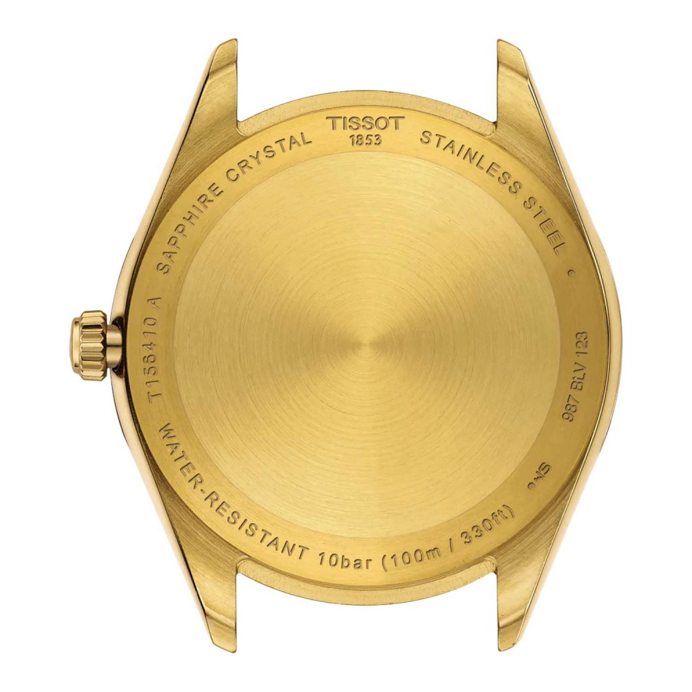 TISSOT T-Classic Ballade Ρολόι Ανδρικό Επιχρυσωμένο Ανοξείδωτο Ατσάλι μπρασελέ T1564103305100