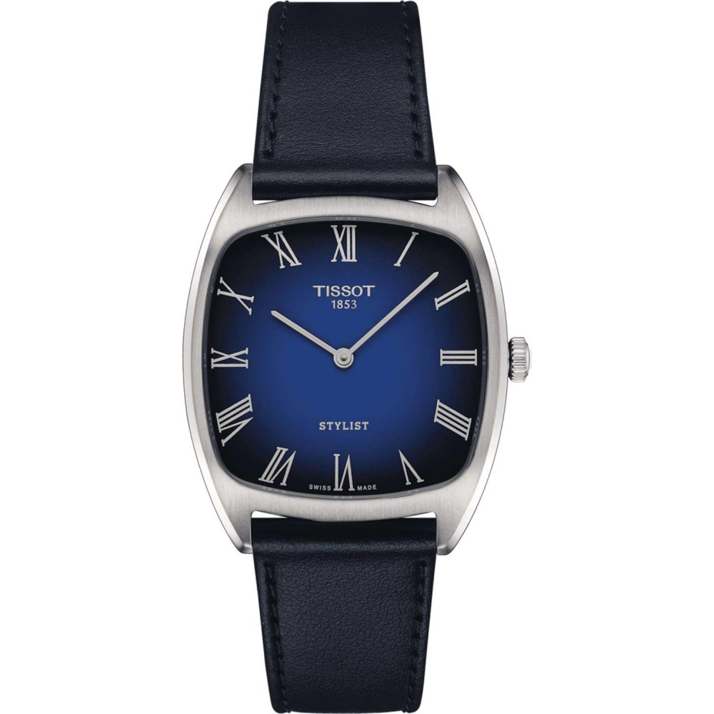 TISSOT Heritage Stylist Ρολόι Γυναικείο Μπλε Δερμάτινο λουράκι T1599091604300 TISSOT Heritage Stylist Ρολόι Γυναικείο Μπλε Δερμάτινο λουράκι T1599091604300
