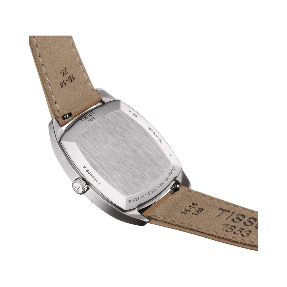 TISSOT Heritage Stylist Ρολόι Γυναικείο Καφέ Δερμάτινο λουράκι T1599091603100