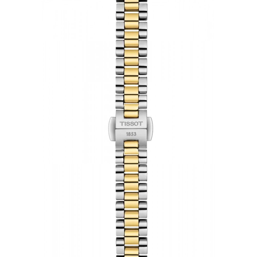 TISSOT T-Lady Desir Ρολόι Γυναικείο Δίχρωμο Ανοξείδωτο Ατσάλι μπρασελέ T1520102211801