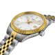 TISSOT T-Classic Ballade Ρολόι Ασημί/Χρυσό Ανοξείδωτο Ατσάλι μπρασελέ T1562102203100