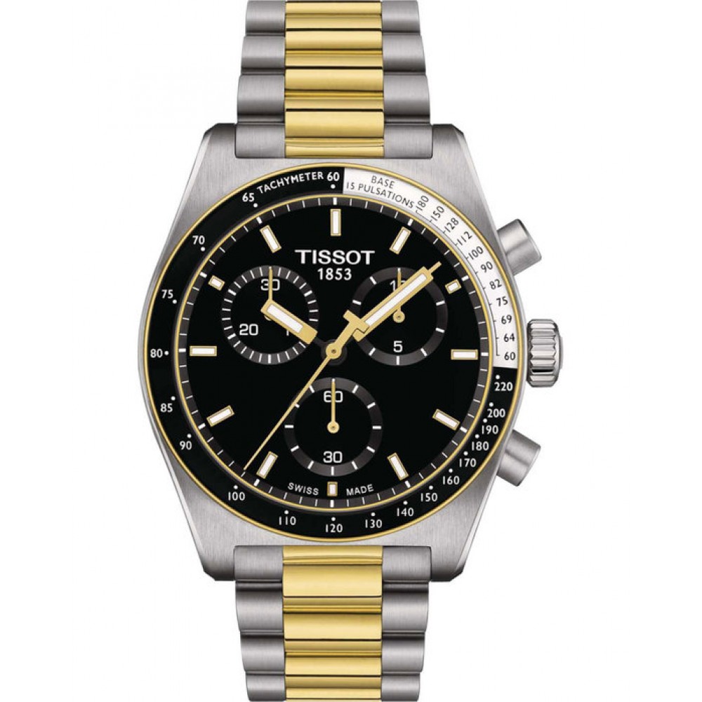 TISSOT T-Sport PR516 Chrono Ρολόι Ανδρικό Δίχρωμο Ανοξείδωτο Ατσάλι μπρασελέ T1494172205100 TISSOT T-Sport PR516 Chrono Ρολόι Ανδρικό Δίχρωμο Ανοξείδωτο Ατσάλι μπρασελέ T1494172205100
