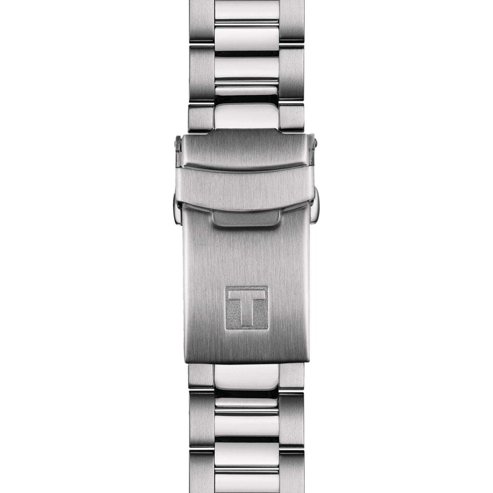 TISSOT T-Sport Seastar 1000 Powermatic 80 Ρολόι Ασημί Ανοξείδωτο Ατσάλι μπρασελέ T1208071105100
