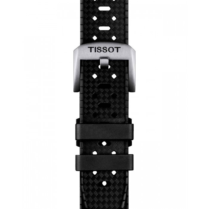 TISSOT T-Sport Seastar 1000 Dual Time GMT Μαύρο Καουτσούκ Λουράκι T1208521705100