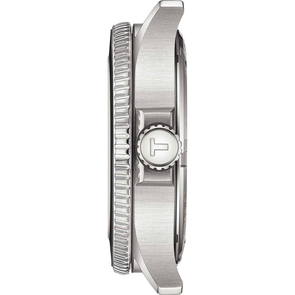 TISSOT T-Sport Seastar 1000 Dual Time GMT Μαύρο Καουτσούκ Λουράκι T1208521705100