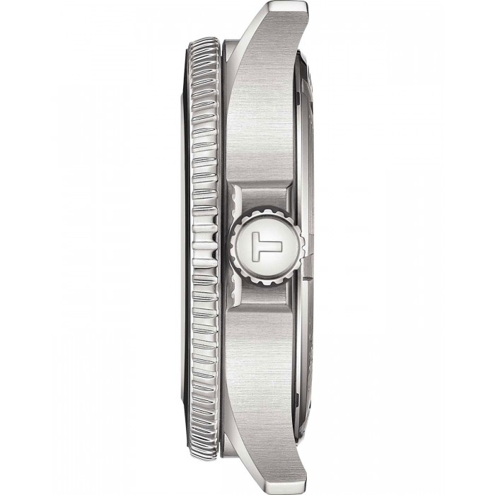 TISSOT T-Sport Seastar 1000 Dual Time GMT Μαύρο Καουτσούκ Λουράκι T1208521705100