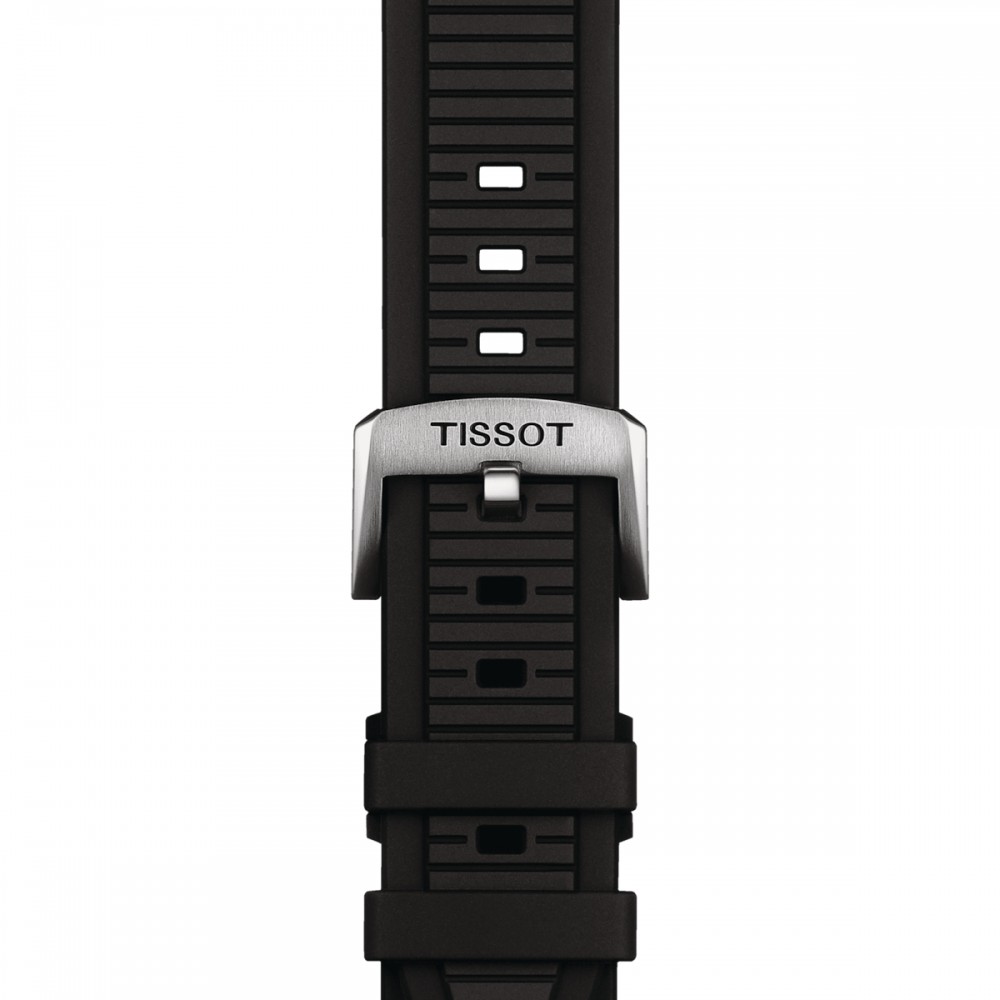 TISSOT T-Sport T-Race Powermatic 80 Ρολόι Ανδρικό Μαύρο Καουτσούκ λουράκι T1418071705100