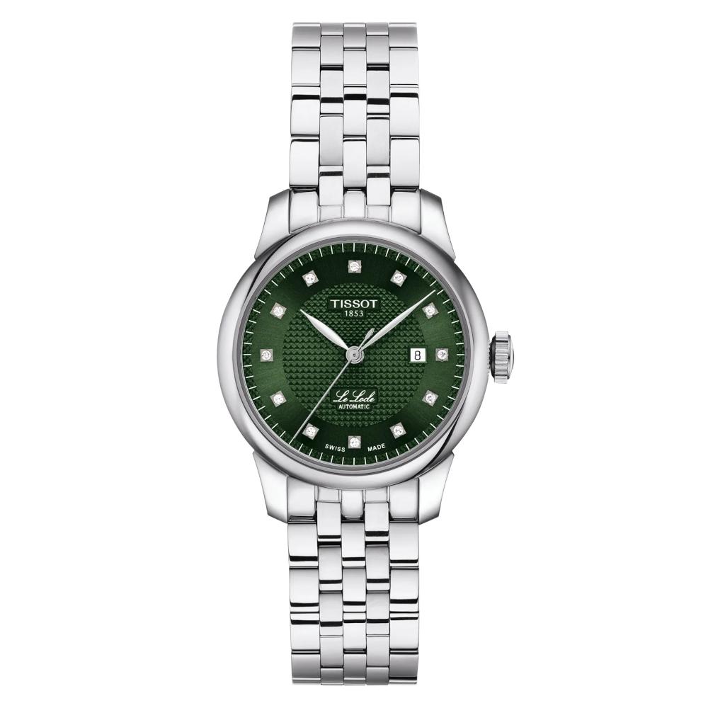TISSOT T-Classic Le Locle Automatic Ρολόι Γυναικείο Ασημί Ανοξείδωτο Ατσάλι μπρασελέ T0062071109600