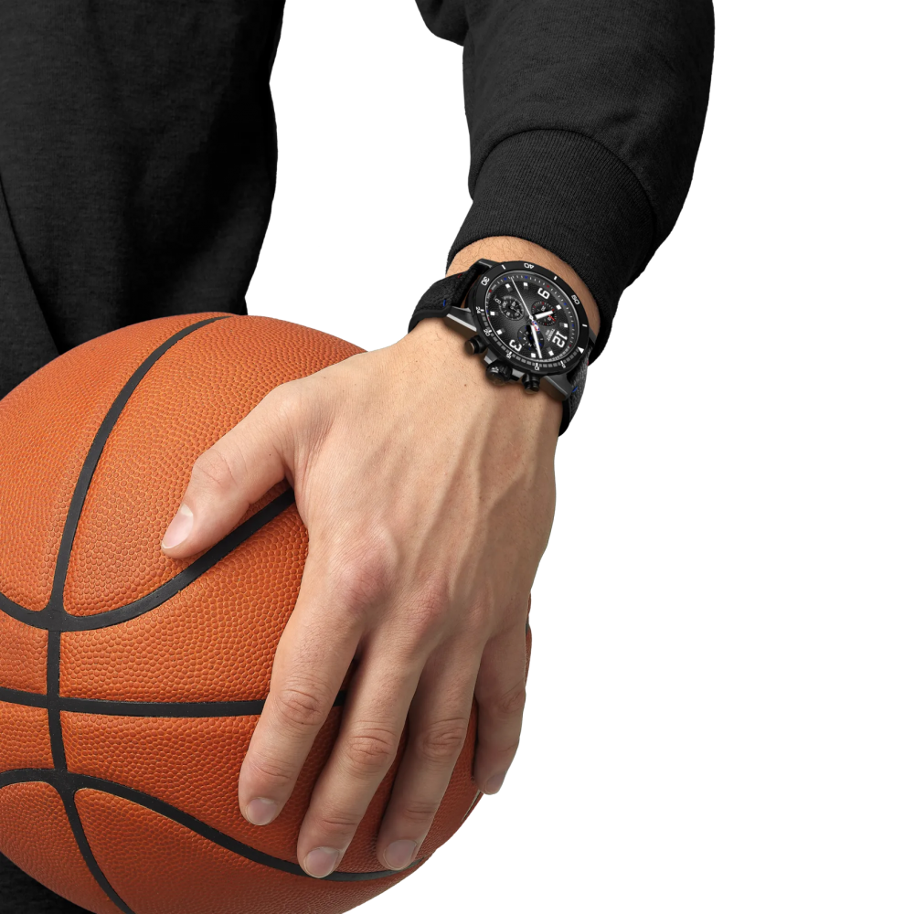 TISSOT T-Sport Supersport NBA Special Edition Ρολόι Ανδρικό Μαύρο Δερμάτινο Λουράκι T1256173706700