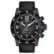 TISSOT T-Sport Supersport NBA Special Edition Ρολόι Ανδρικό Μαύρο Δερμάτινο Λουράκι T1256173706700