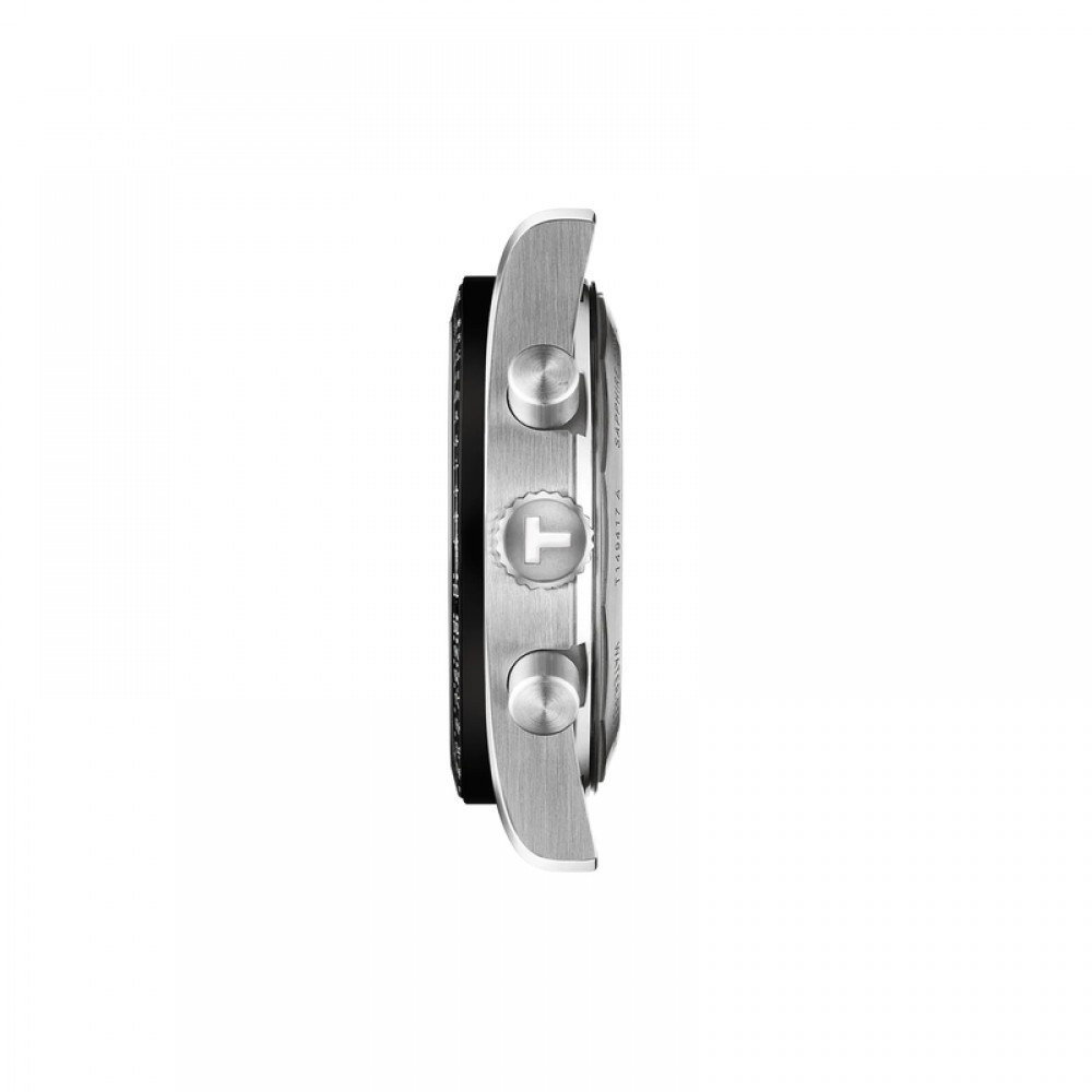 TISSOT T-Sport PR516 Chrono Ρολόι Ανδρικό Ασημί Ανοξείδωτο Ατσάλι μπρασελέ T1494171104101