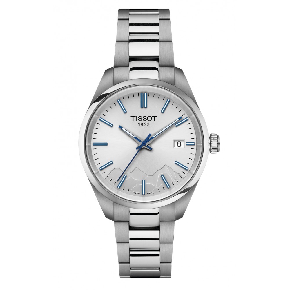 TISSOT  PR 100 Special Edition Jungfraubahn Ρολόι Γυναικείο Ασημί Ανοξείδωτο Ατσάλι μπρασελέ T1502101103101