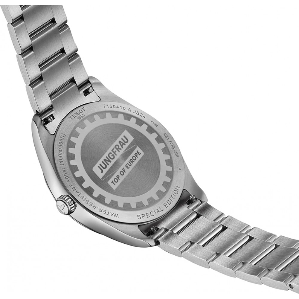 TISSOT  PR 100 Special Edition Jungfraubahn Men's Watch Silver Stainless Steel bracelet T1504101103100