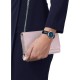 TISSOT T-Classic Le Locle Diamonds Automatic Ρολόι Γυναικείο Μπλε Δερμάτινο Λούρακι T0062071604600