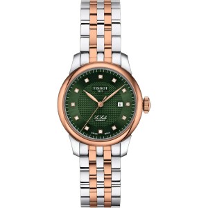 TISSOT T-Classic Le Locle Automatic Ρολόι Γυναικείο Ασημί/Ροζ Επιχρυσωμένο Ανοξείδωτο Ατσάλι μπρασελέ T0062072209600