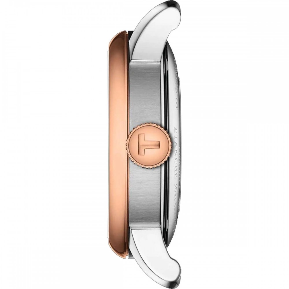 TISSOT T-Classic Le Locle Automatic Ρολόι Γυναικείο Ασημί/Ροζ Επιχρυσωμένο Ανοξείδωτο Ατσάλι μπρασελέ T0062072209600 TISSOT T-Classic Le Locle Automatic Ρολόι Γυναικείο Ασημί/Ροζ Επιχρυσωμένο Ανοξείδωτο Ατσάλι μπρασελέ T0062072209600