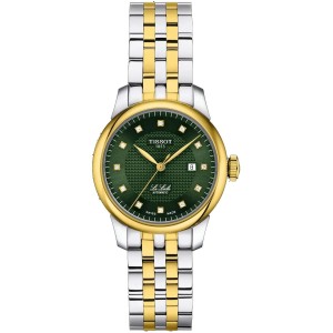 TISSOT T-Classic Le Locle Automatic Ρολόι Γυναικείο Ασημί/Επιχρυσωμένο Ανοξείδωτο Ατσάλι μπρασελέ T0062072209601