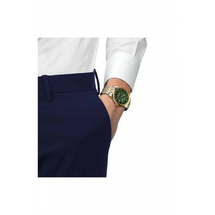 TISSOT T-Classic Le Locle Powermatic 80 Ρολόι Ανδρικό Δίχρωμο Ανοξείδωτο Ατσάλι μπρασελέ T0064072209300 TISSOT T-Classic Le Locle Powermatic 80 Ρολόι Ανδρικό Δίχρωμο Ανοξείδωτο Ατσάλι μπρασελέ T0064072209300