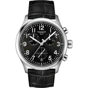 TISSOT T-Sport Chrono L 42mm Ρολόι Ανδρικό Καφέ Δερμάτινο Λουράκι T1164171605200