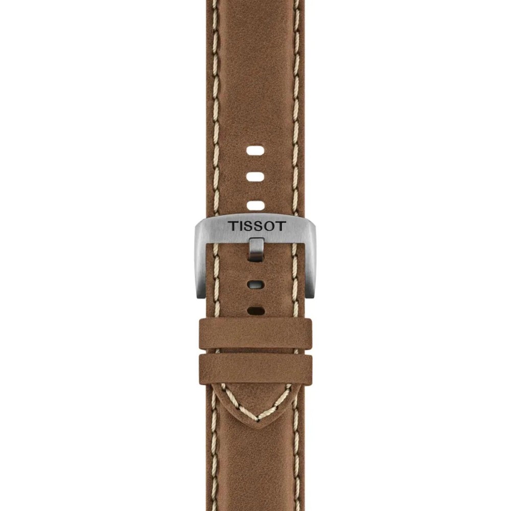 TISSOT T-Sport Chrono L 42mm Ρολόι Ανδρικό Καφέ Δερμάτινο Λουράκι T1164171605201