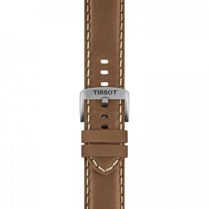 TISSOT T-Sport Chrono L 42mm Ρολόι Ανδρικό Καφέ Δερμάτινο Λουράκι T1164171605201