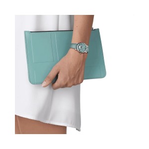 TISSOT T-Classic Carson Premiun Lady Moonphase Ρολόι Μπλε Δερμάτινο λουράκι T1222231635300 TISSOT T-Classic Carson Premiun Lady Moonphase Ρολόι Μπλε Δερμάτινο λουράκι T1222231635300