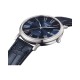 TISSOT T-Classic Carson Moonphase Ρολόι Μπλε Δερμάτινο Λουράκι T1224231604300