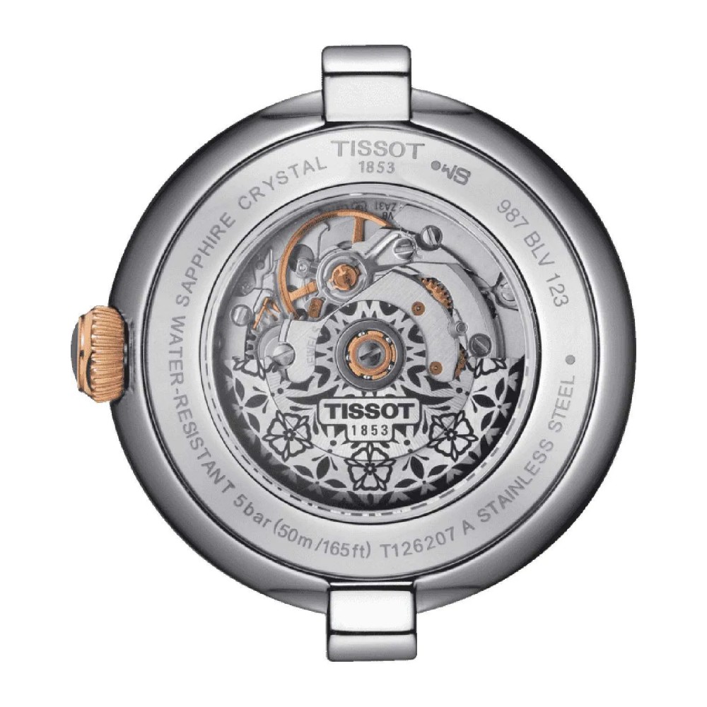 TISSOT Bellissima Automatic Small Lady Ρολόι Γυναικείο Δίχρωμο Ανοξείδωτο Ατσάλι μπρασελέ T1262072201300 TISSOT Bellissima Automatic Small Lady Ρολόι Γυναικείο Δίχρωμο Ανοξείδωτο Ατσάλι μπρασελέ T1262072201300