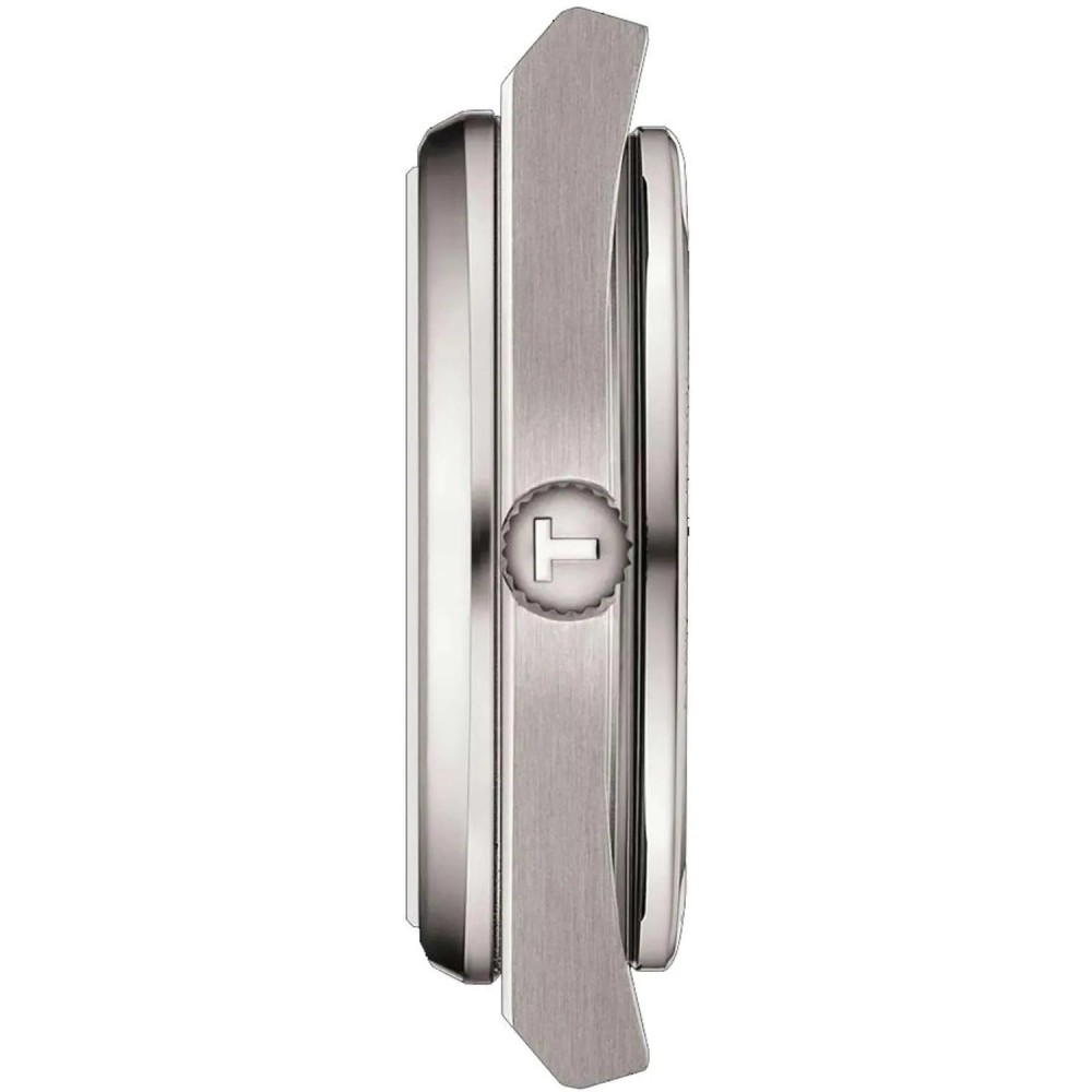 TISSOT T-Classic PRX Powermatic 80 38mm Ρολόι Ανδρικό Ασημί Μπρασελέ Τιτανίου T1378074406100