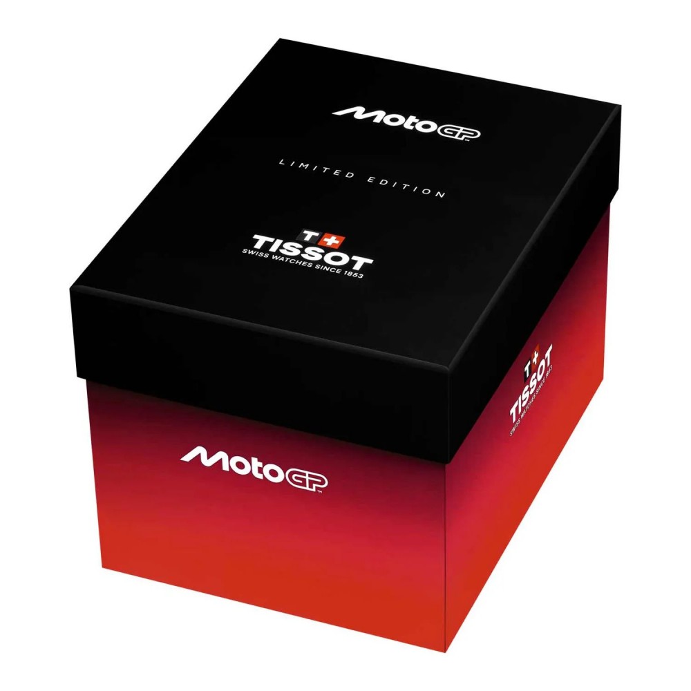 TISSOT T-Race MotoGP 2026 Limited Edition Χρονογράφος Ρολόι Ανδρικό Μαύρο Καουτσούκ λουράκι T1414173742200