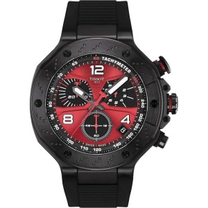 TISSOT T-Race MotoGP 2026 Limited Edition Χρονογράφος Ρολόι Ανδρικό Μαύρο Καουτσούκ λουράκι T1414173742200