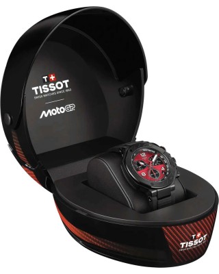 TISSOT T-Race MotoGP 2026 Limited Edition Χρονογράφος Ρολόι Ανδρικό Μαύρο Καουτσούκ λουράκι T1414173742200